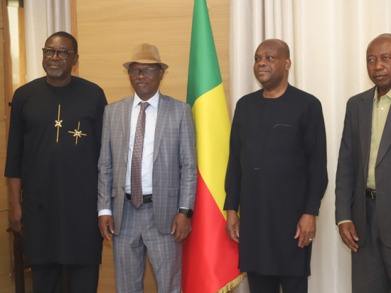 Audience à la Cour constitutionnelle : Le député Bertin TAMEGNON et le Maire de Savalou reçus par le Pr Dorothé SOSSA